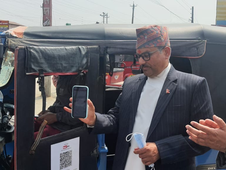 एनसीसी बैंकद्वारा अटो रिक्साको भुक्तानी अनलाइनबाटै गर्न सक्ने सेवा सुरु